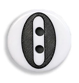 click here to view larger image of 0 Zero Button (white) (buttons)