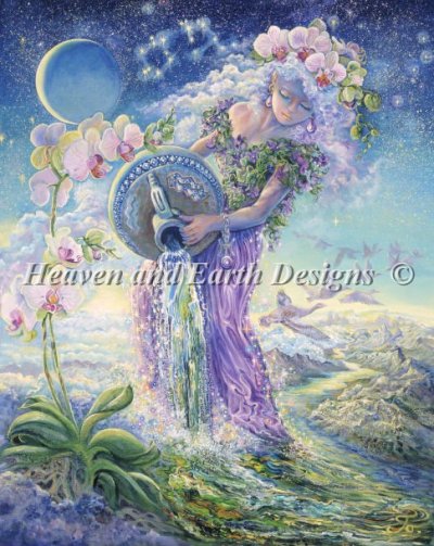 click here to view larger image of Aquarius /Mini - Josephine Wall (chart)