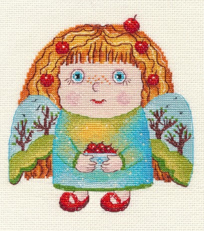 click here to view larger image of Summer Angel (counted cross stitch kit)