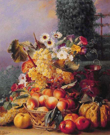 click here to view larger image of Still Life of Flowers and Fruits II (chart)