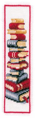 click here to view larger image of Book Lover Bookmark (counted cross stitch kit)