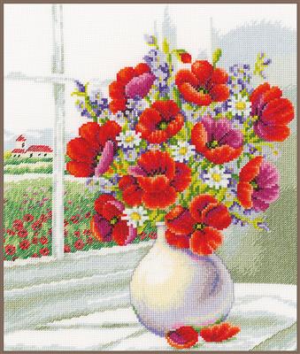 click here to view larger image of Flower Pot (counted cross stitch kit)