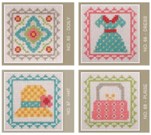 click here to view larger image of Stitch Cards - Set Q (chart)