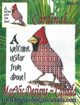 click here to view larger image of Cardinal - A Welcome Visitor from Above (chart)