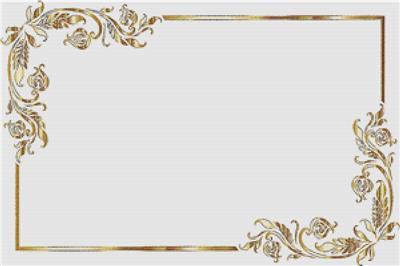 click here to view larger image of Gold Flourish Border (chart)