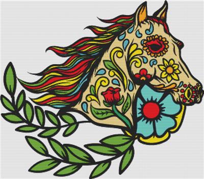click here to view larger image of Day of the Dead Horse I (chart)