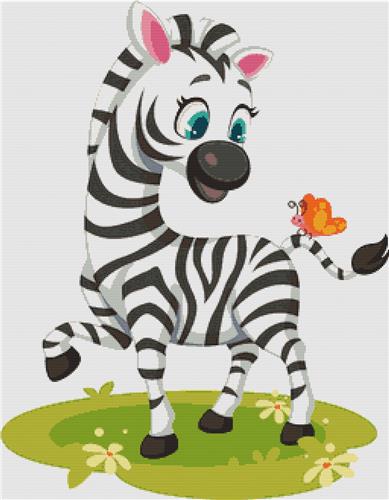 click here to view larger image of Cute Zebra (chart)