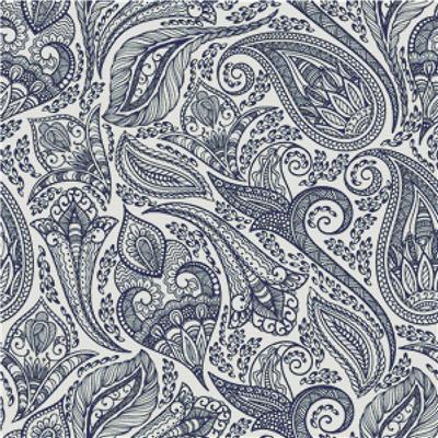 click here to view larger image of Blue Paisley Tile (chart)