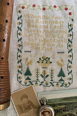 click here to view larger image of J C 1845 Reproduction Sampler (chart)