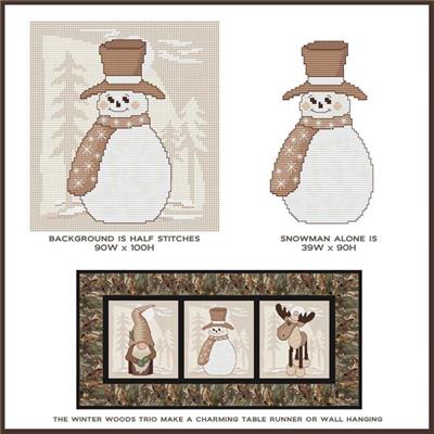 click here to view larger image of Winter Woods Snowman (chart)