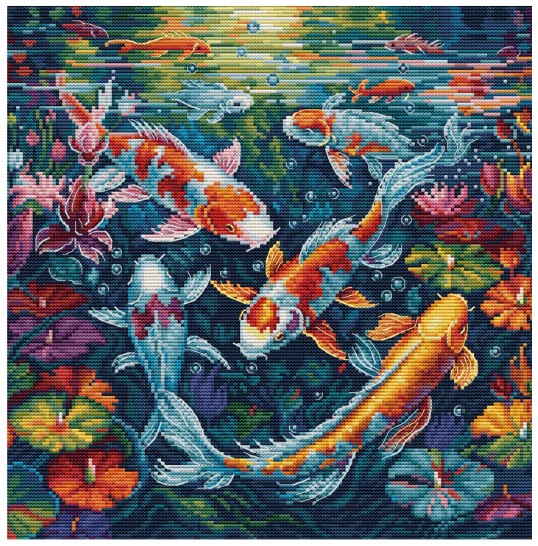 click here to view larger image of Aquarium, The (counted cross stitch kit)