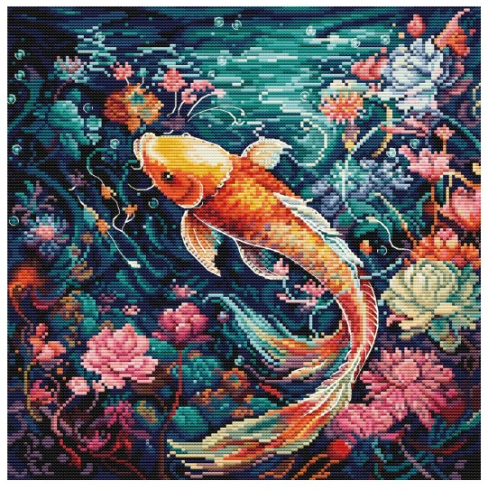 click here to view larger image of Sea Life (counted cross stitch kit)