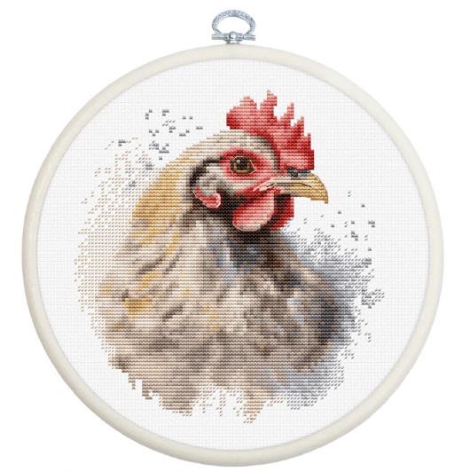 click here to view larger image of Chicken, The (counted cross stitch kit)