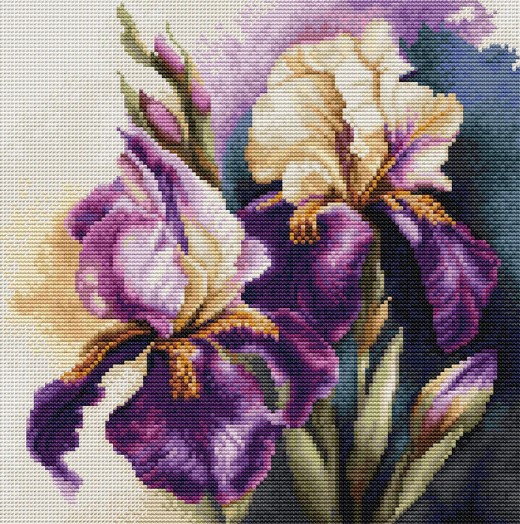 click here to view larger image of Iris Burgermeister (counted cross stitch kit)