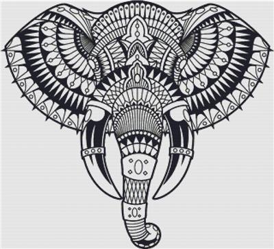 click here to view larger image of Elephant Mandala (chart)