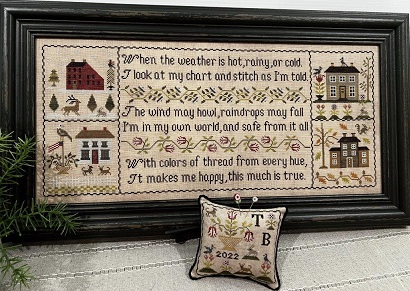 click here to view larger image of Sampler for All Seasons, A (chart)