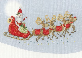 click here to view larger image of Sleigh Ride (counted cross stitch kit)