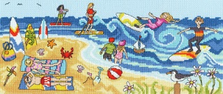 click here to view larger image of Seaside Fun (counted cross stitch kit)
