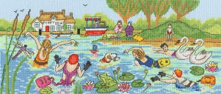 click here to view larger image of Lakeside Fun (counted cross stitch kit)