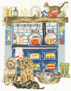 click here to view larger image of Country Kitchen (counted cross stitch kit)