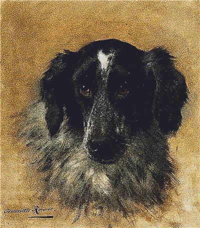 click here to view larger image of Portrait of a Cocker Spaniel (chart)