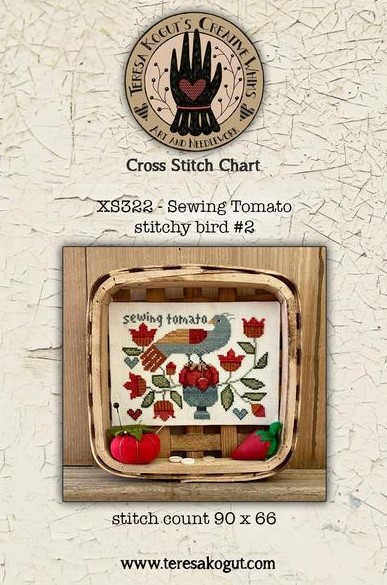 click here to view larger image of Sewing Tomato Stitchy Bird 2 (chart)