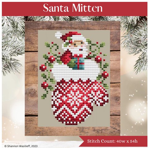 click here to view larger image of Santa Mitten (chart)