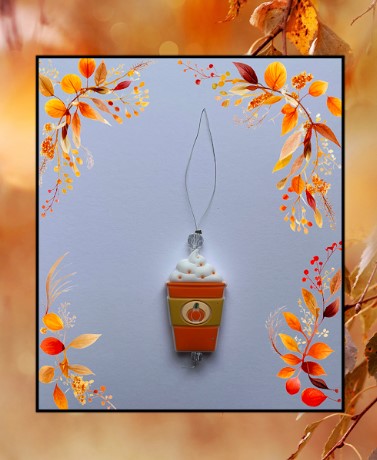 click here to view larger image of Needle Threader - Pumpkin Spice Latte  (accessory)