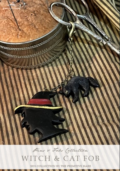 click here to view larger image of Witch and Cat Fob (accessory)