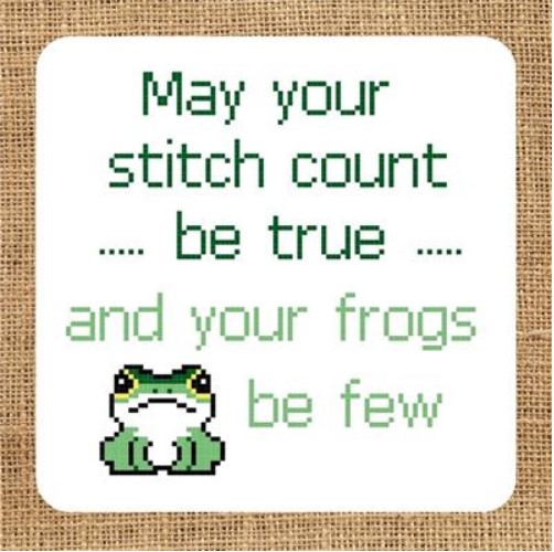 click here to view larger image of May Your Frogs Be Few (chart)