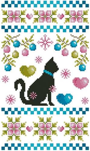 click here to view larger image of Cats Love Christmas (chart)