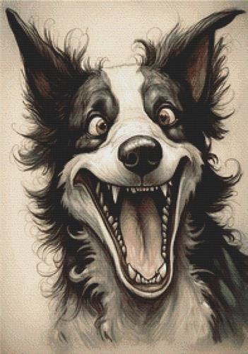 click here to view larger image of Crazy Border Collie (chart)