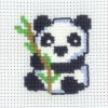 click here to view larger image of Panda (counted cross stitch kit)