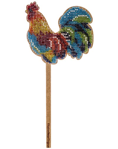 click here to view larger image of Bead Embroidery Kit/Wood - FLK-120 (bead embroidery kit)