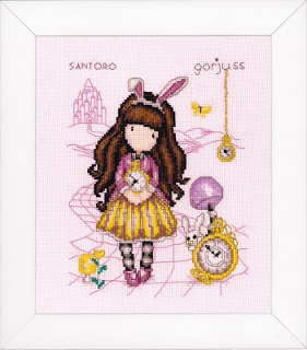 click here to view larger image of Gorjuss Just One Second (counted canvas kit)