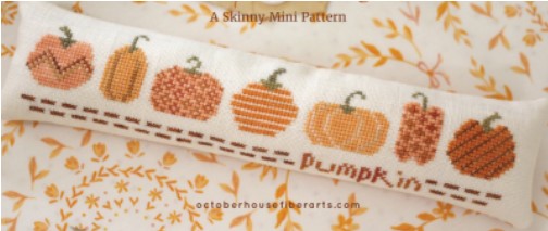 click here to view larger image of Pumpkin Row - A Skinny Mini (chart)