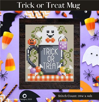 Trick or Treat Mug - click here for more details about chart