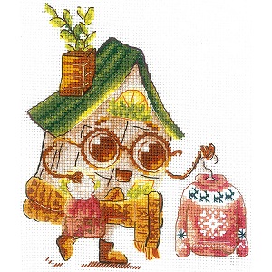 click here to view larger image of House Fashionista (counted cross stitch kit)