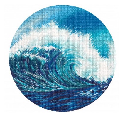 click here to view larger image of Sea Wave (counted cross stitch kit)