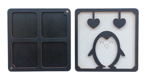 click here to view larger image of Wooden Box - Penguin (accessory)