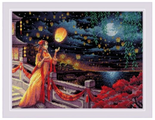 click here to view larger image of Lantern Festival (counted cross stitch kit)