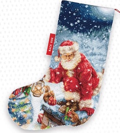 click here to view larger image of Christmas Stocking SPM1231 (counted cross stitch kit)