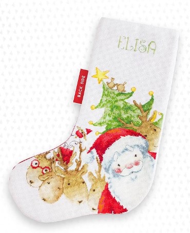 click here to view larger image of Christmas Stocking SPM1225 (counted cross stitch kit)