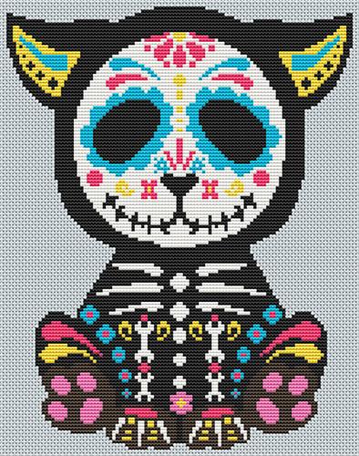 click here to view larger image of Day of the Dead Cat (chart)