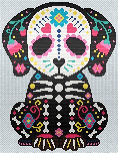 click here to view larger image of Day of the Dead Dog (chart)