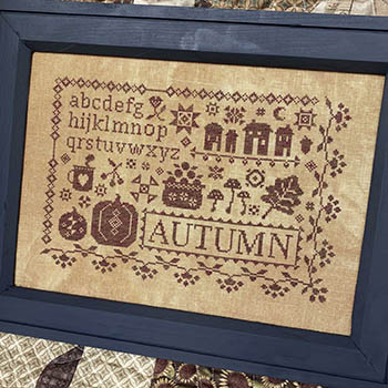click here to view larger image of Sampler Seasons - Autumn (chart)