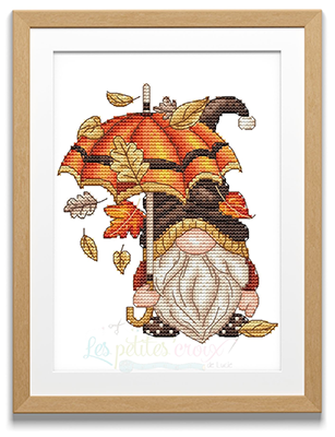 click here to view larger image of Autumn Gnome Umbrella (chart)