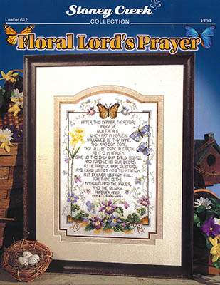 click here to view larger image of Floral Lord's Prayer (chart)