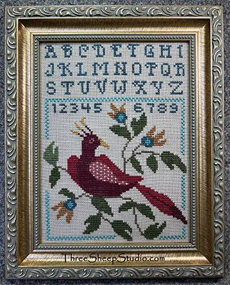 click here to view larger image of Red Bird Sampler (chart)