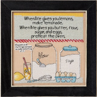 click here to view larger image of Make Lemonade (2023) (counted cross stitch kit)